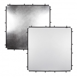Lastolite Skylite Rapid Fabric Midi 1.5 x 1.5m, Silver/White product image
