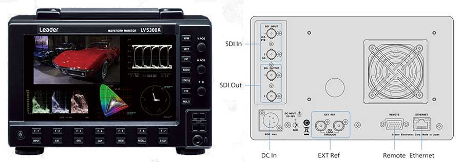 Leader LV5300A Waveform Monitor