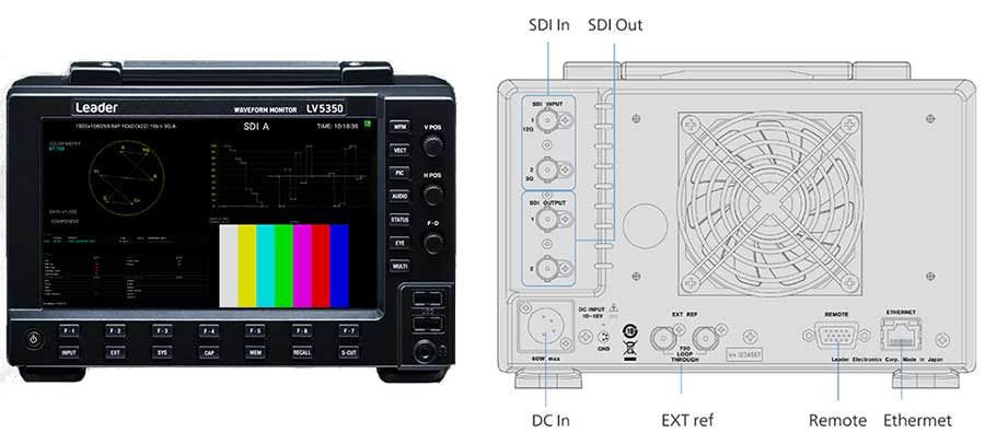 Leader LV5350 Waveform Monitor
