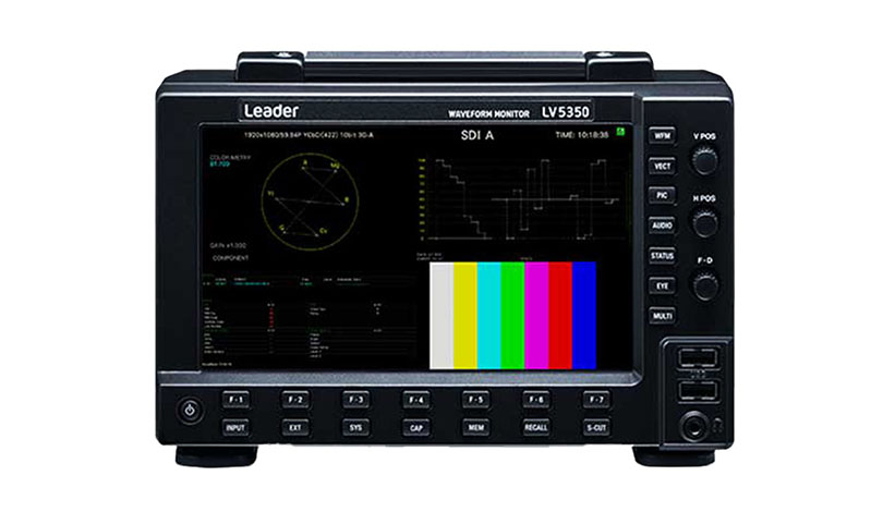 Leader LV5350 Waveform Monitor product image