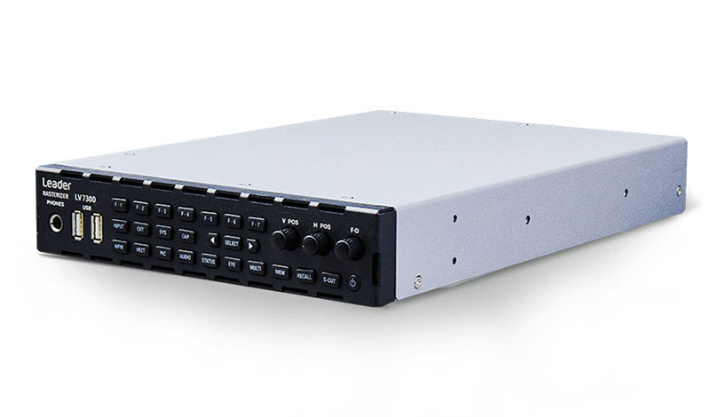 Leader LV7300 Rasterizer 1RU Half-Rack Rasterizer product image