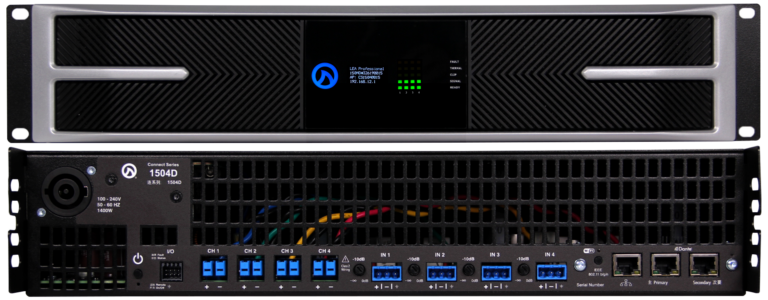 LEA Professional Connect 1504 4-Channel Smart Amplifier