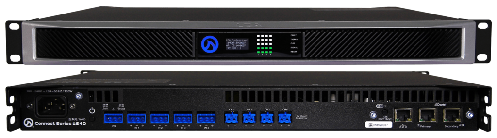 LEA Professional Connect 164 4-Channel Smart Amplifier