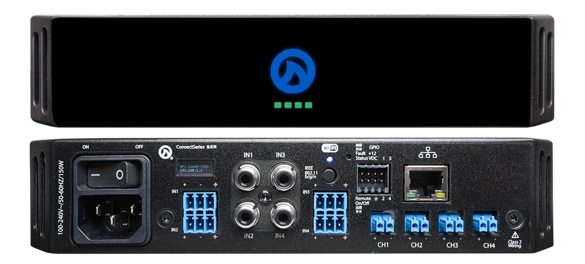 LEA Professional Connect 64 4-Channel Half-Rack Smart Amplifier