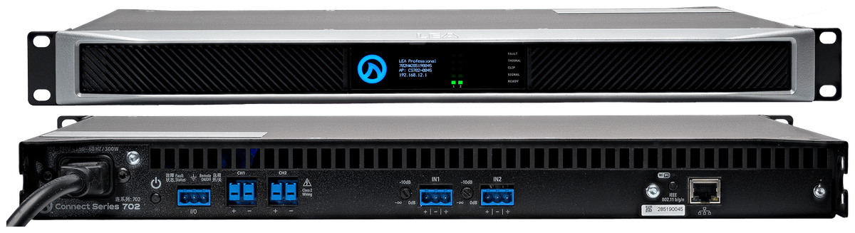 LEA Professional Connect 702 2-Channel Smart Amplifier