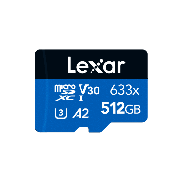 Lexar High-Performance 633x microSDHC/ microSDXC UHS-I Card BLUE Series