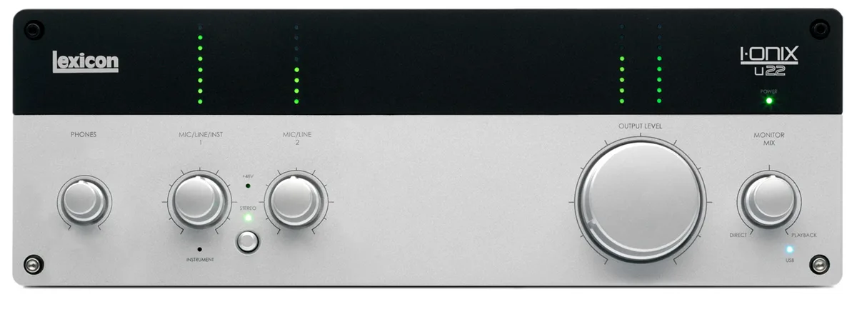 I-ONIX U22 2x2 USB Desktop Recording Studio