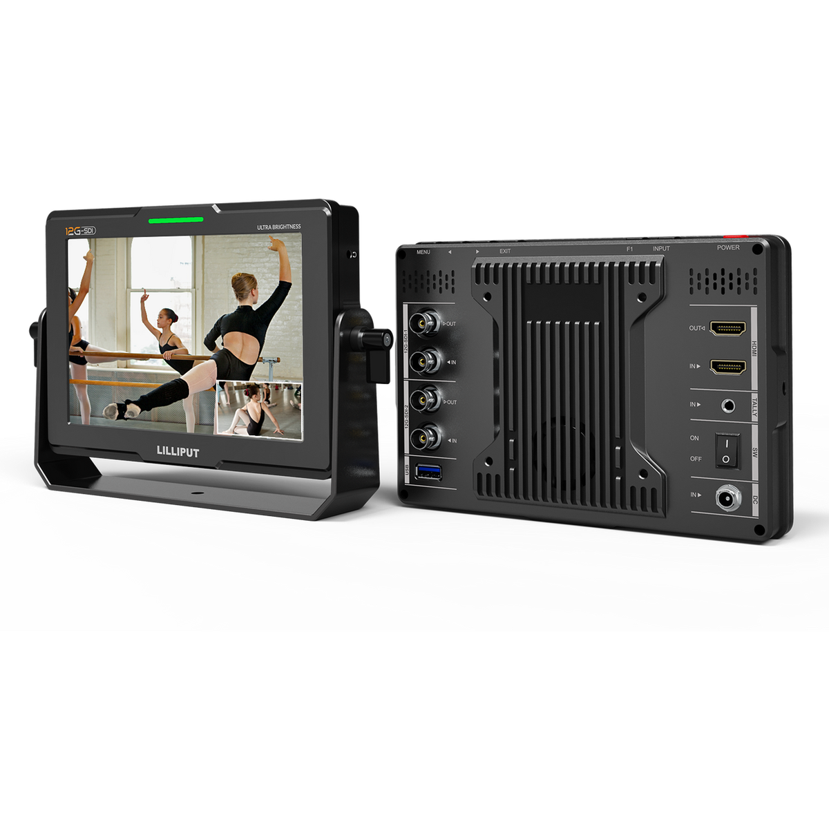 Lilliput Q7-12G 7" 2000-Nit 12G-SDI On-Camera Monitor