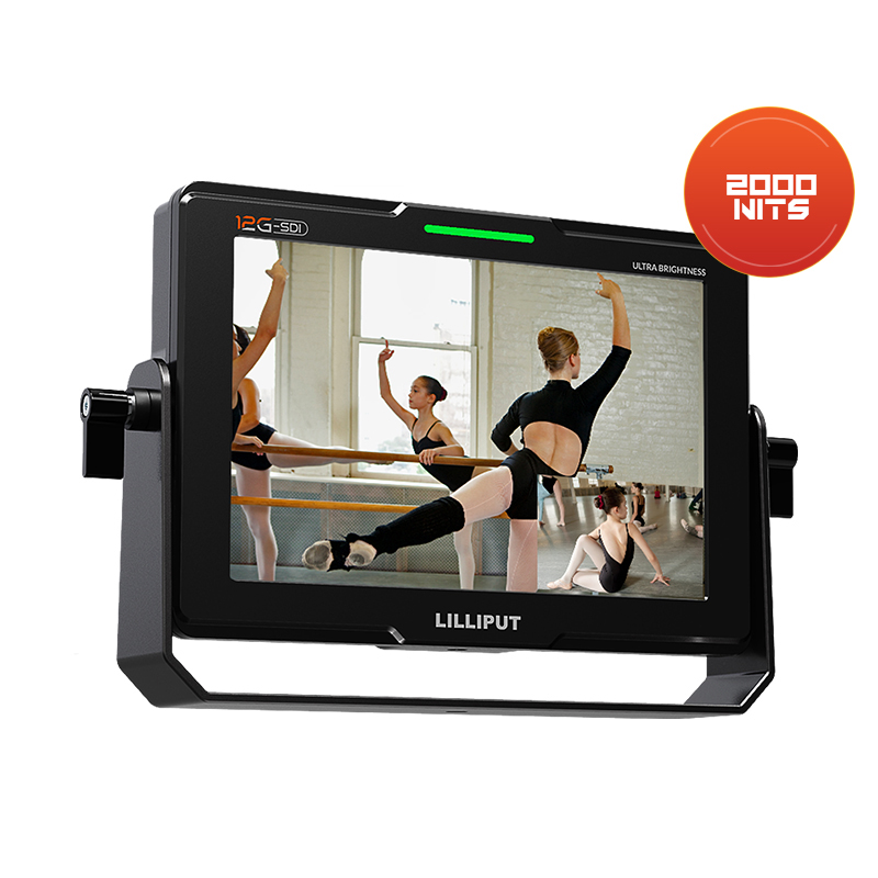 Lilliput Q7-12G 7" 2000-Nit 12G-SDI On-Camera Monitor - view 2
