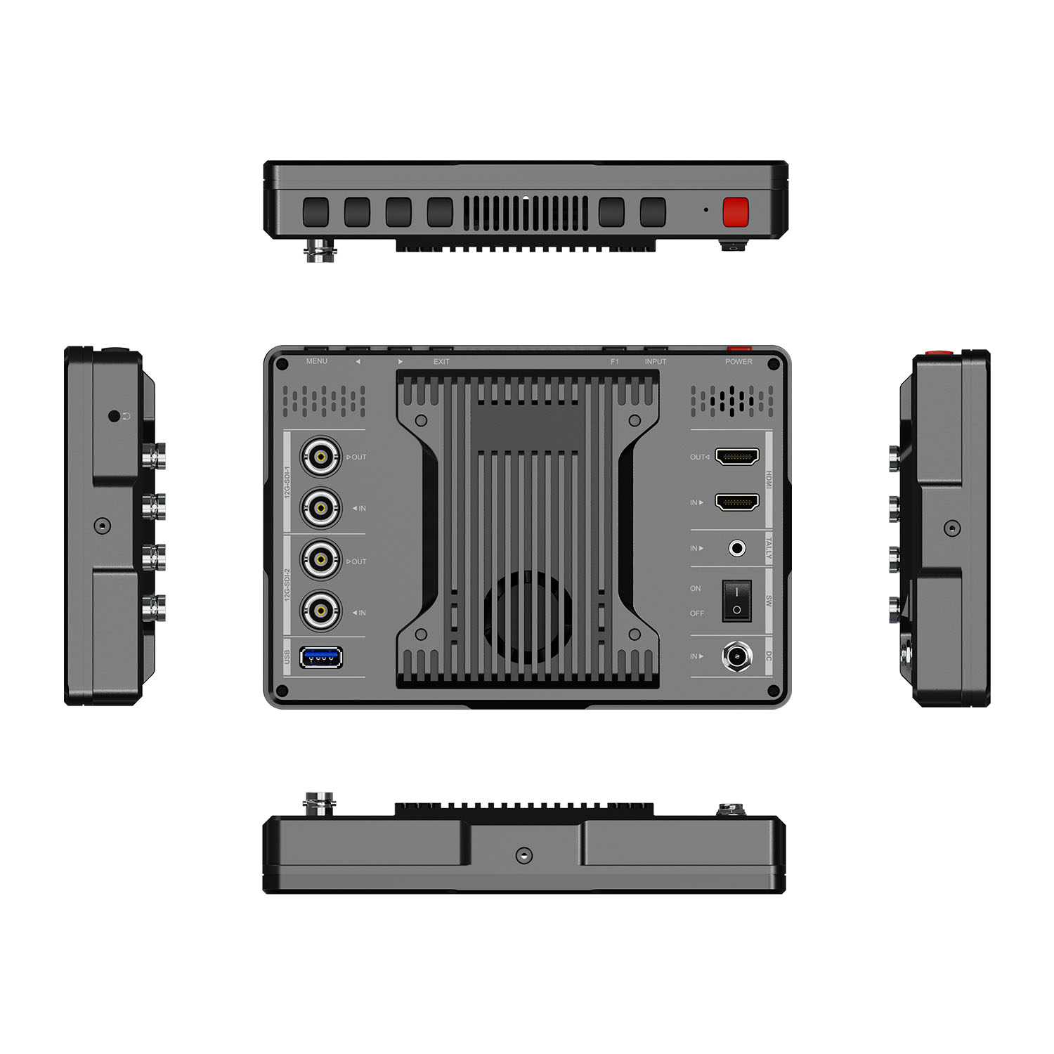 Lilliput Q7-12G 7" 2000-Nit 12G-SDI On-Camera Monitor - view 5