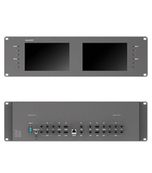 Lilliput RM-7028S Dual 7" 3RU Rackmount SDI Monitor - view 2