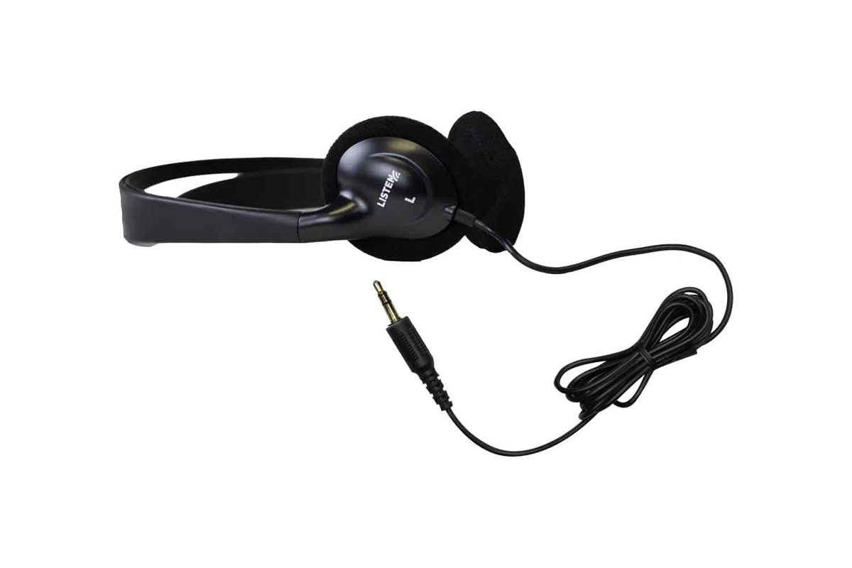 Listen Technologies LA-165 Over-the-Head Stereo Headphones product image