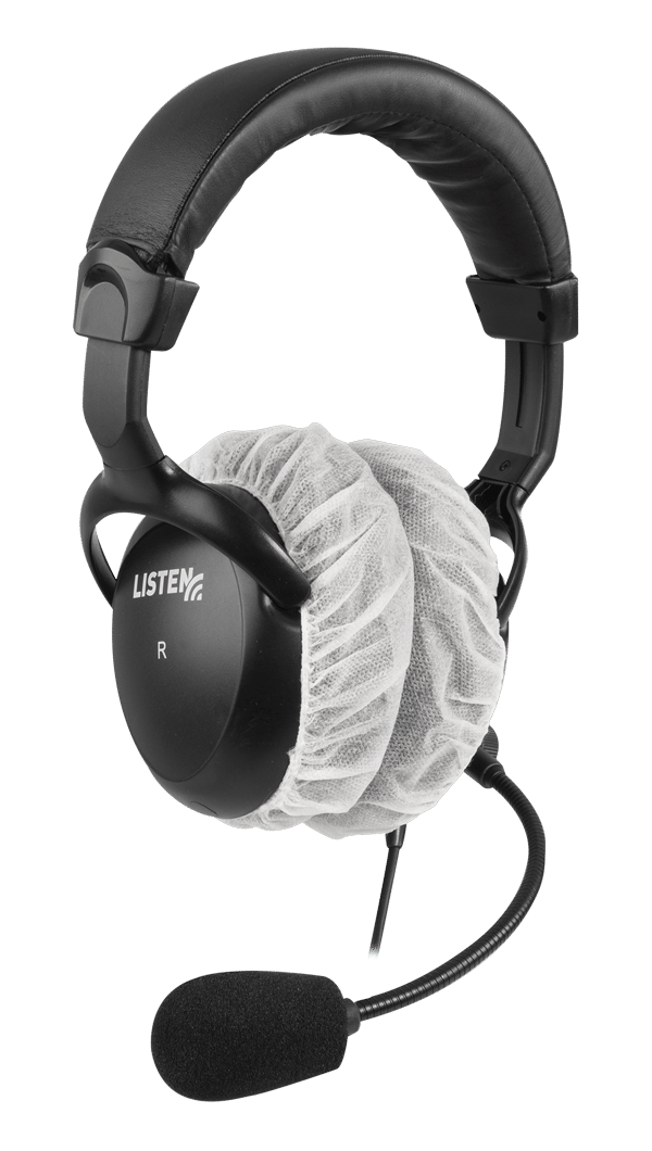 Listen Technologies LA-169/LA-172 Sanitary Covers for Stereo Headphones