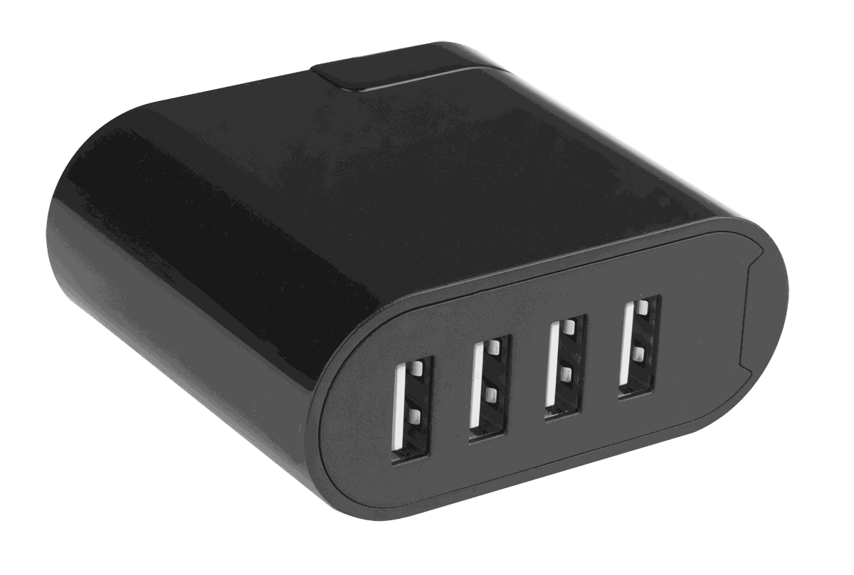 Listen Technologies LA-423-01 4-Port USB Charger