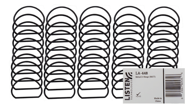 Listen Technologies LA-448 Metal D-Rings