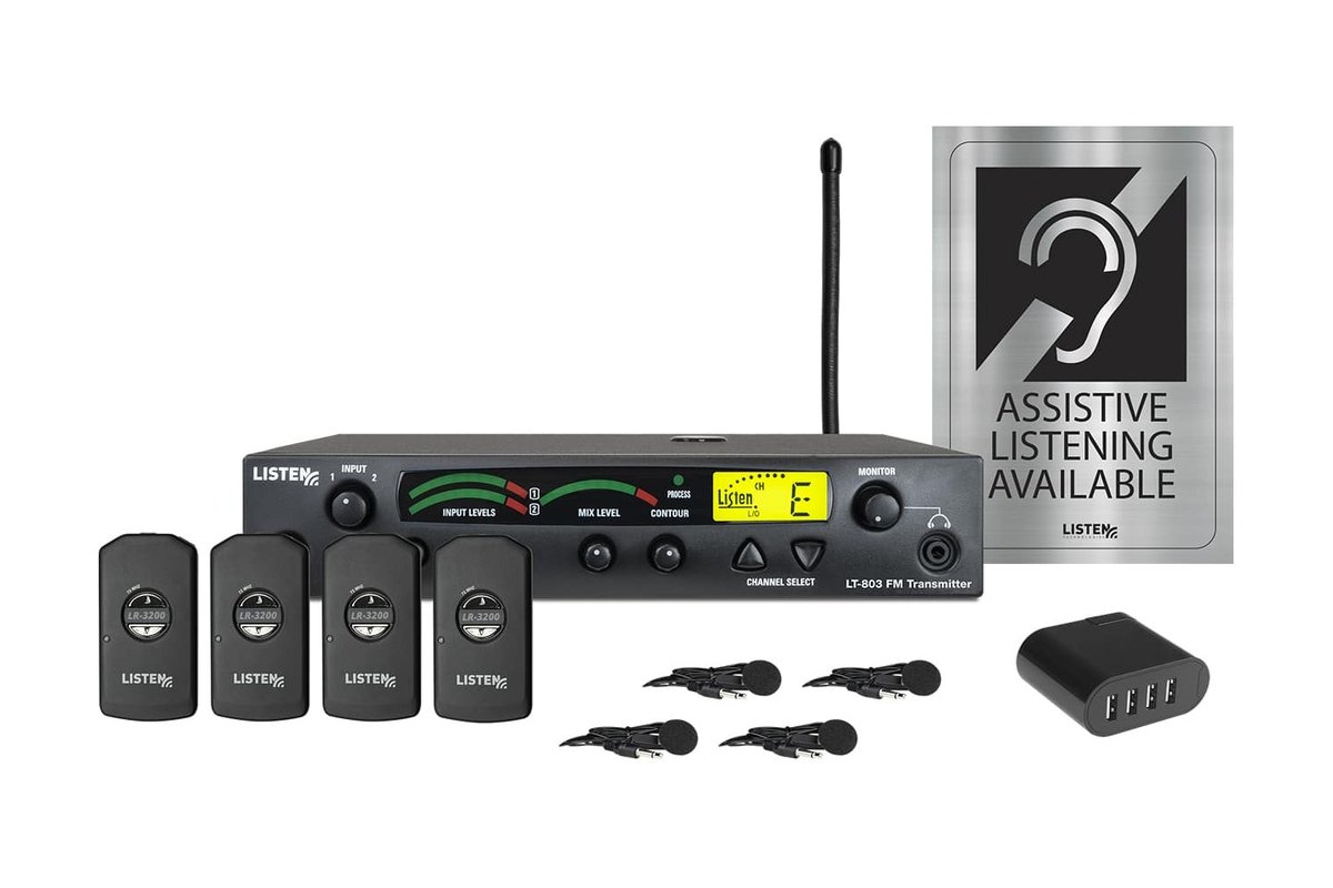 Listen Technologies LP-39/LP-4VP Assistive Listening DSP Value Package