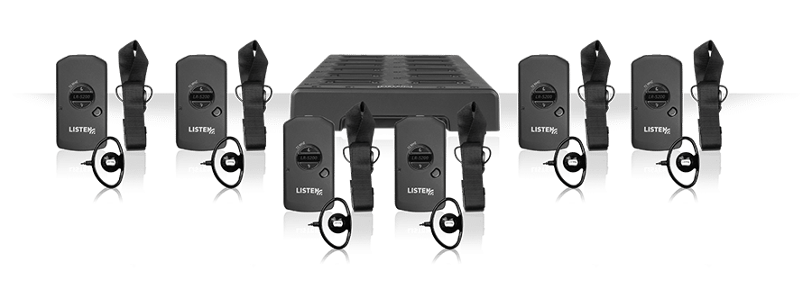 Listen Technologies LP-50/51 Advanced Intelligent DSP RF Receiver Pack