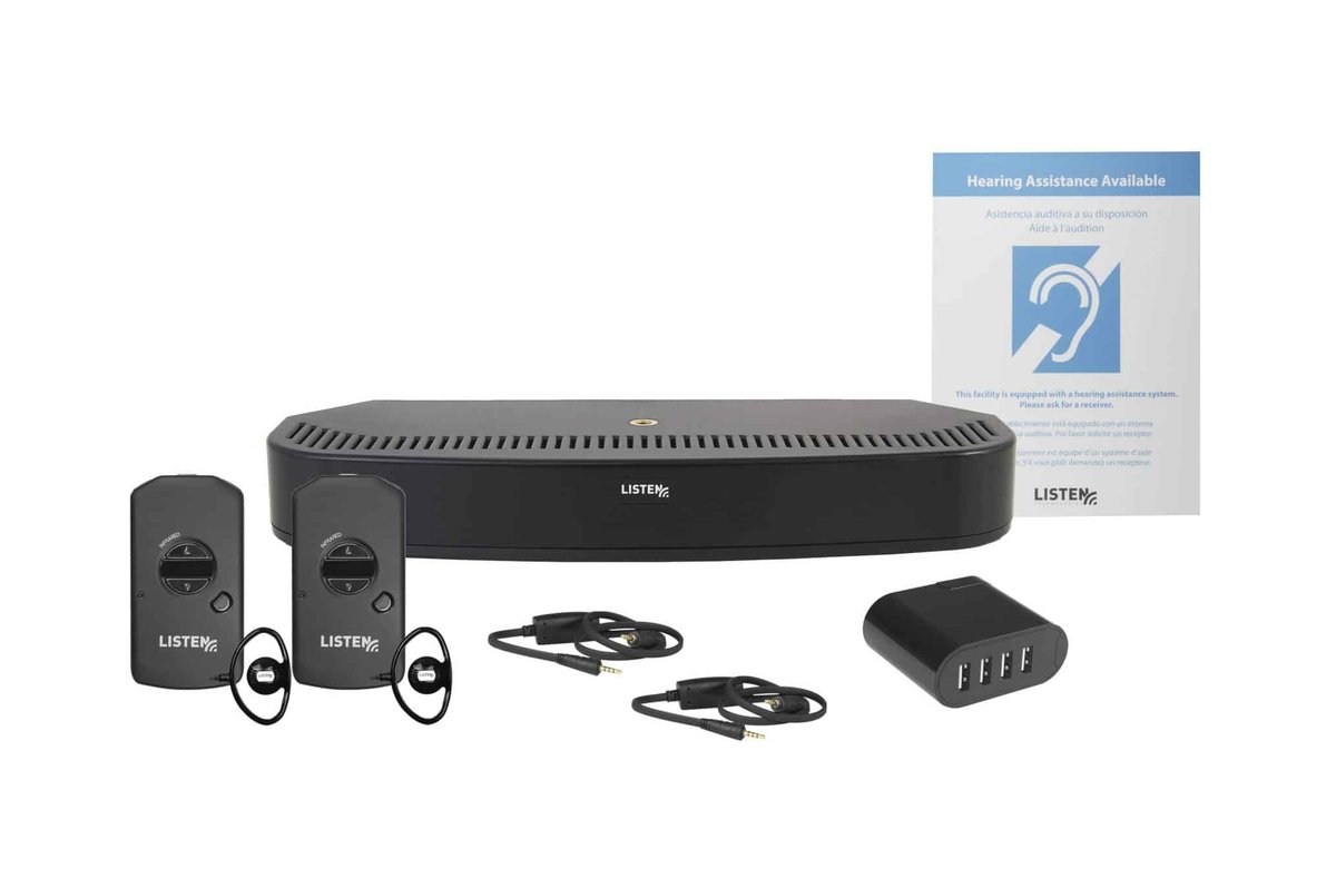 Listen Technologies LS-93 ListenIR Advanced iDSP Level I System