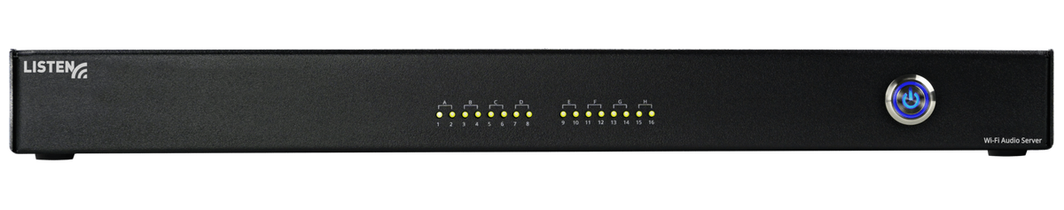 Listen Technologies LW-210-16 ListenWIFI 16 Channel Wi-Fi Audio Server