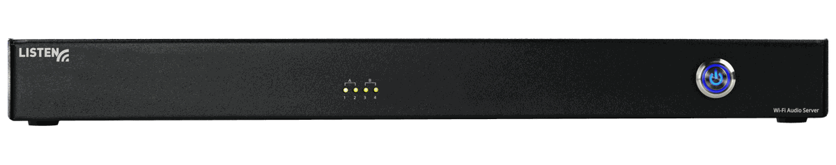 Listen Technologies LW-215-04 ListenWIFI 4 Channel Wi-Fi Audio Server
