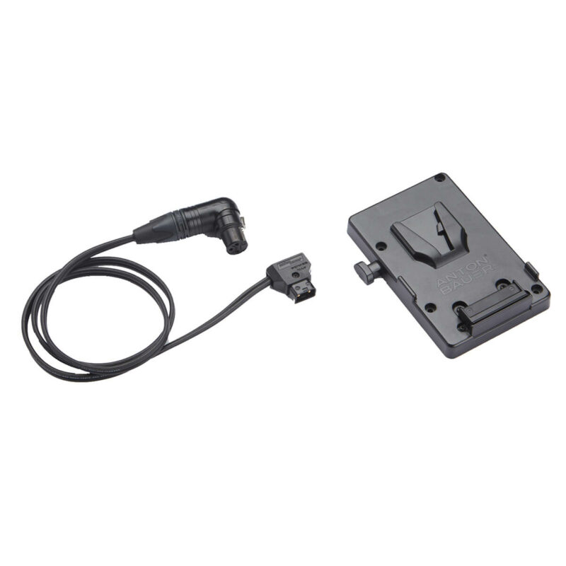 Litepanels V-Mount Battery Bracket with P-Tap to 3-Pin XLR Cable