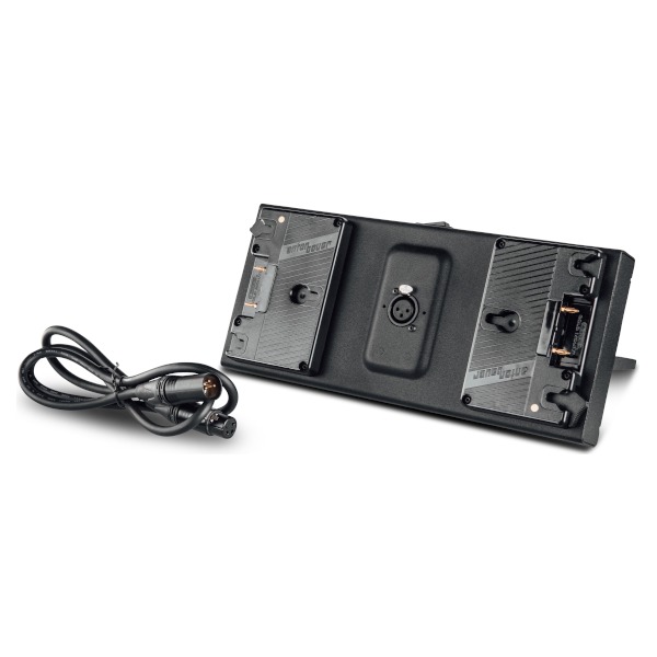 Litepanels Gemini Dual Gold Mount Battery Bracket with XLR Cable