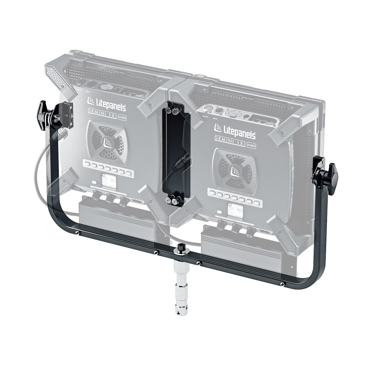 Litepanels Dual Gemini 1x1 Array Kit with Yoke - view 3