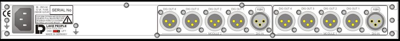 Lake People DIGI-TOOL F611 AES/EBU Distribution Amplifier - view 2
