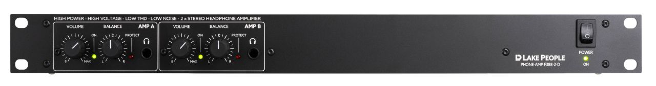 Lake People Phone-Amp F388-2-D Rackmount Headphone Amplifier