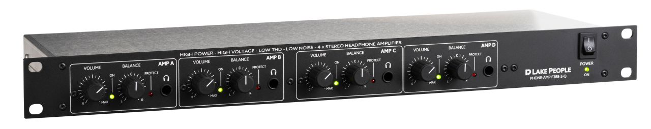 Lake People Phone-Amp F388-2-Q Rackmount Headphone Amplifier - view 3