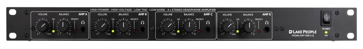 Lake People Phone-Amp F388-2-Q Rackmount Headphone Amplifier