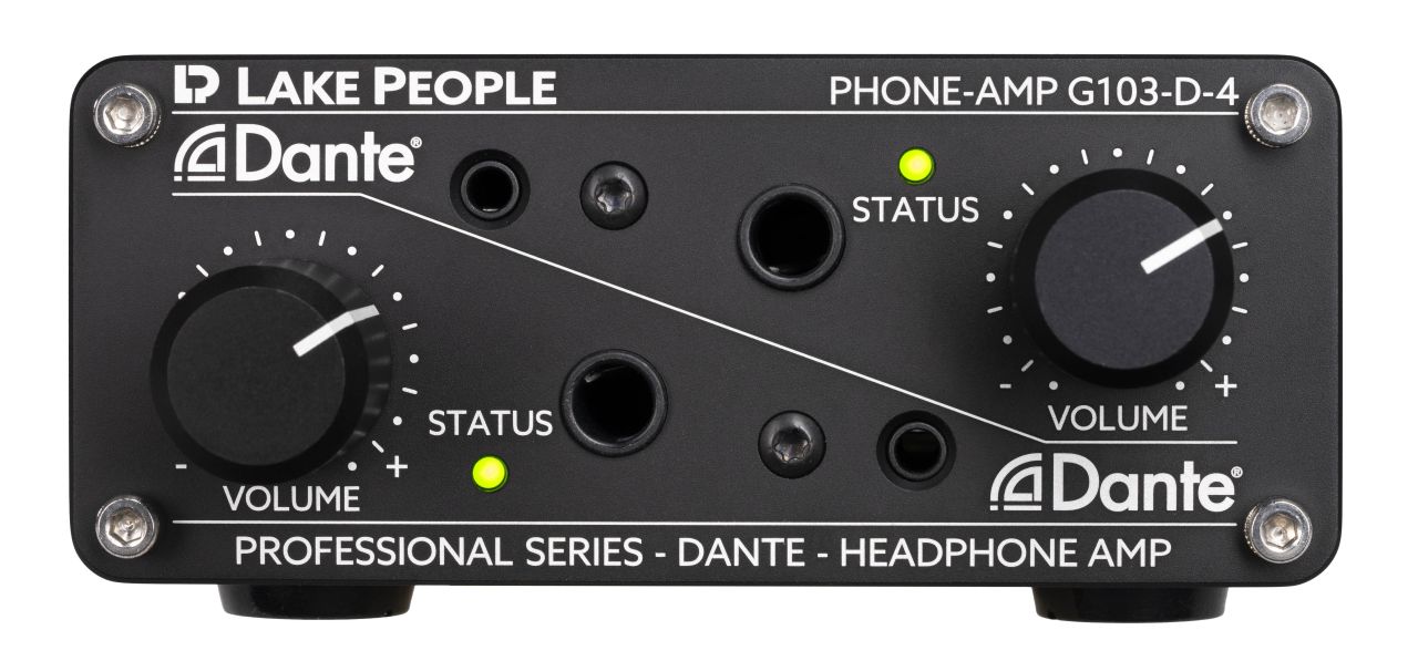Lake People G103D4 Dante Headphone Amplifier product image