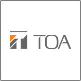 TOA: Audio amplifiers, mixer/amps, megaphones, wireless mics, conference systems