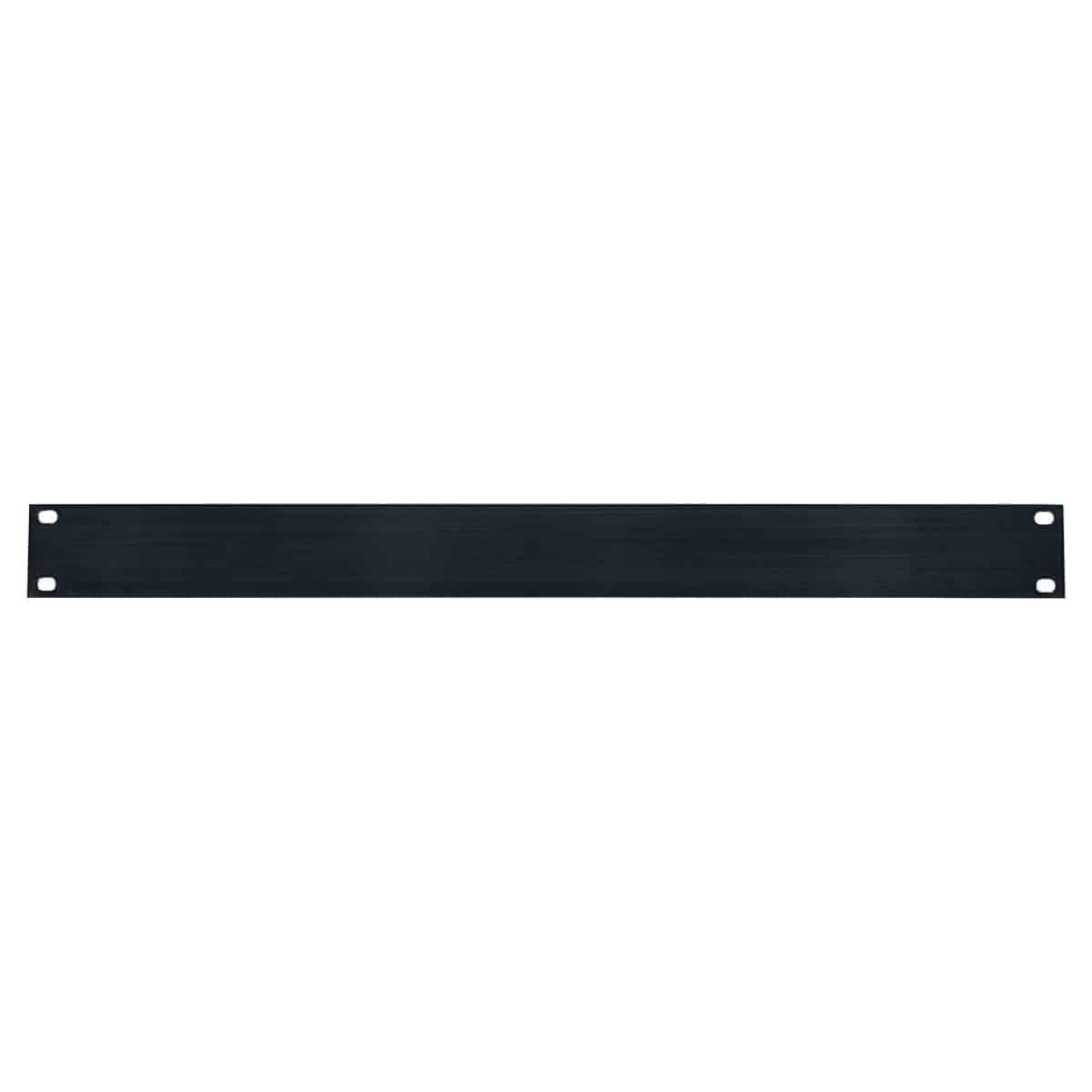 Lowell AFPB Series Aluminum Flat Rack Panel, Brushed Black Anodized - view 2