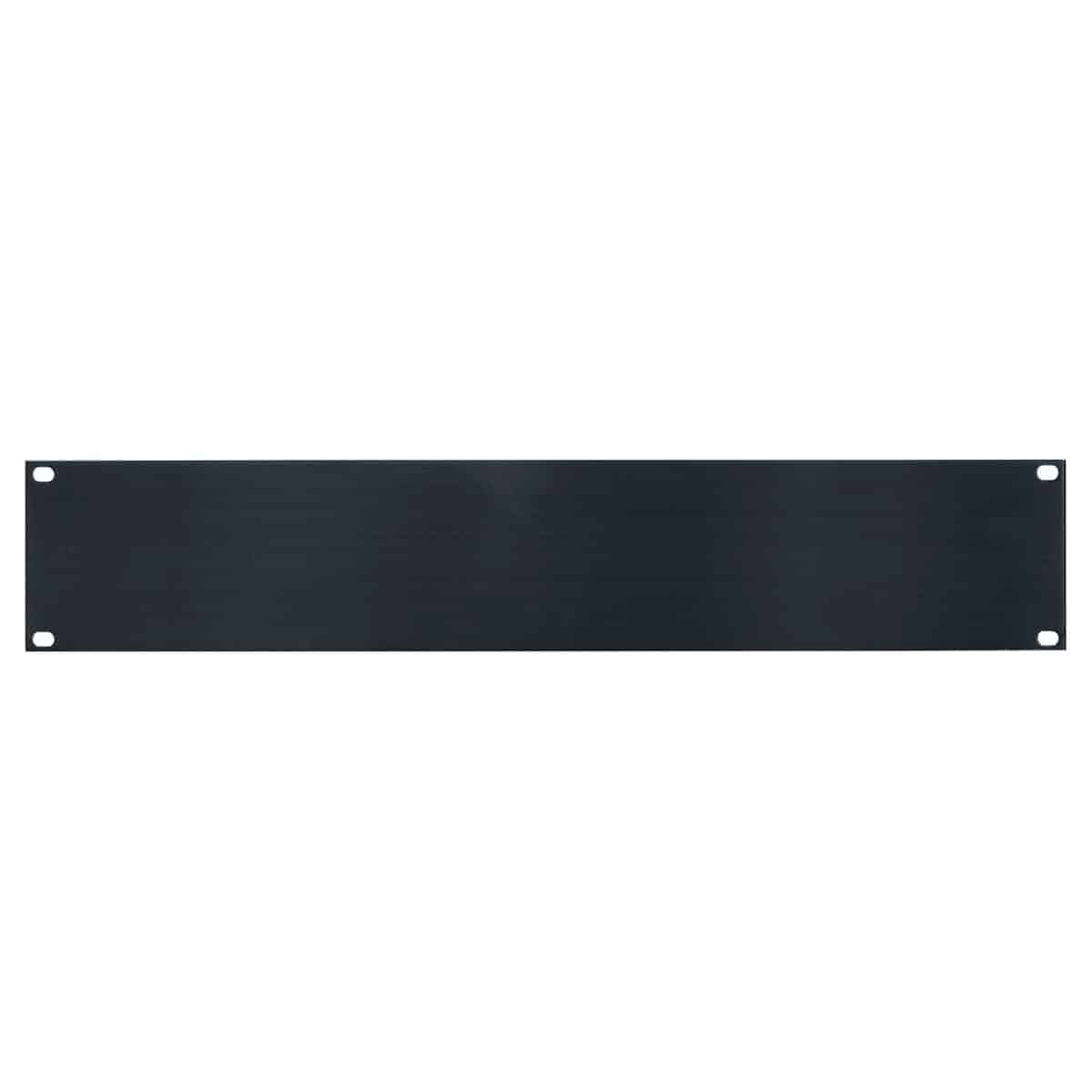 Lowell AFPB Series Aluminum Flat Rack Panel, Brushed Black Anodized - view 3