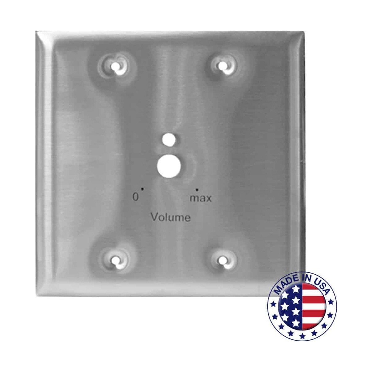 Lowell ANP-2 Wall Plate, 2-Gang, Punched for Attenuator