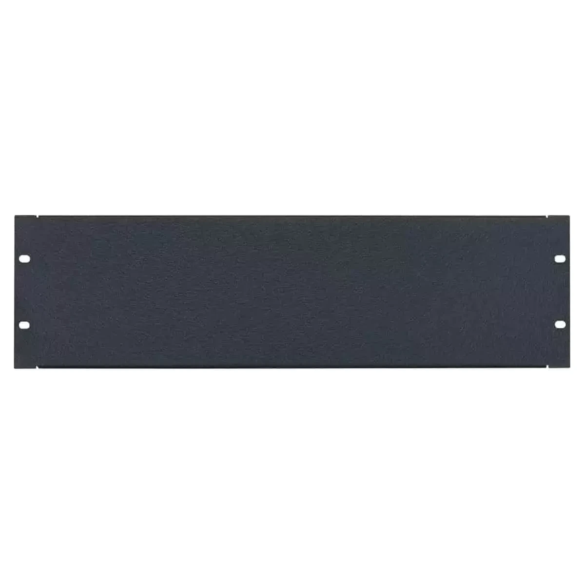 Lowell AP Series Blank Aluminum Rack Panel, Textured Black - view 4