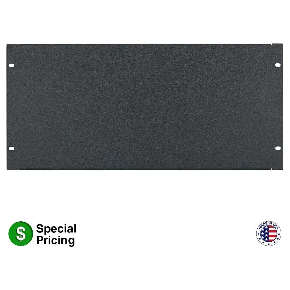 Lowell AP-5 Blank Aluminum Rack Panel, 5U