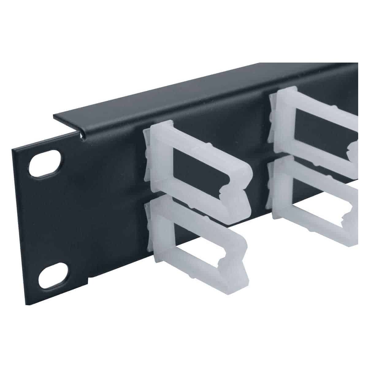 Lowell CMC Series Cable Management Panel with Flex Clips - view 2