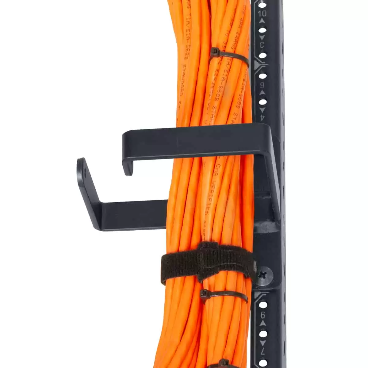 Lowell CMD-2V Single D-Ring Cable Bracket, 2U - view 5