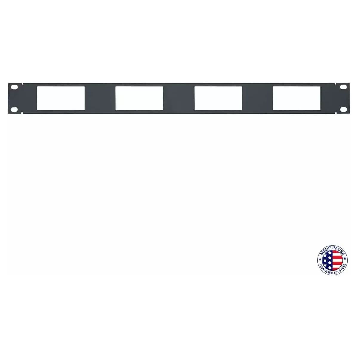 Lowell D4P-1 Punched Rack Panel for Decorator Devices