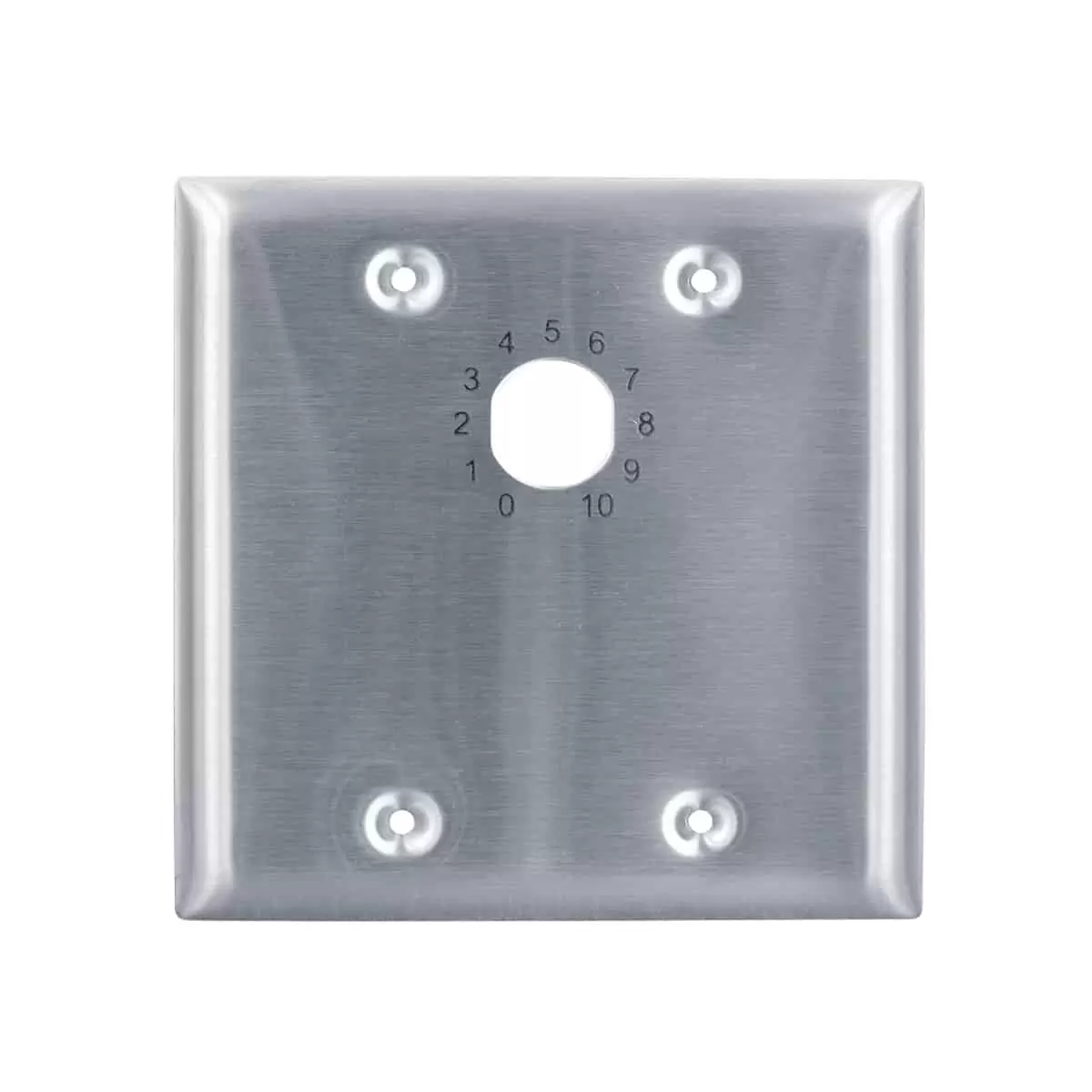 Lowell KL-ANP2 Wall Plate, 2-Gang, Key-Lock Retrofit