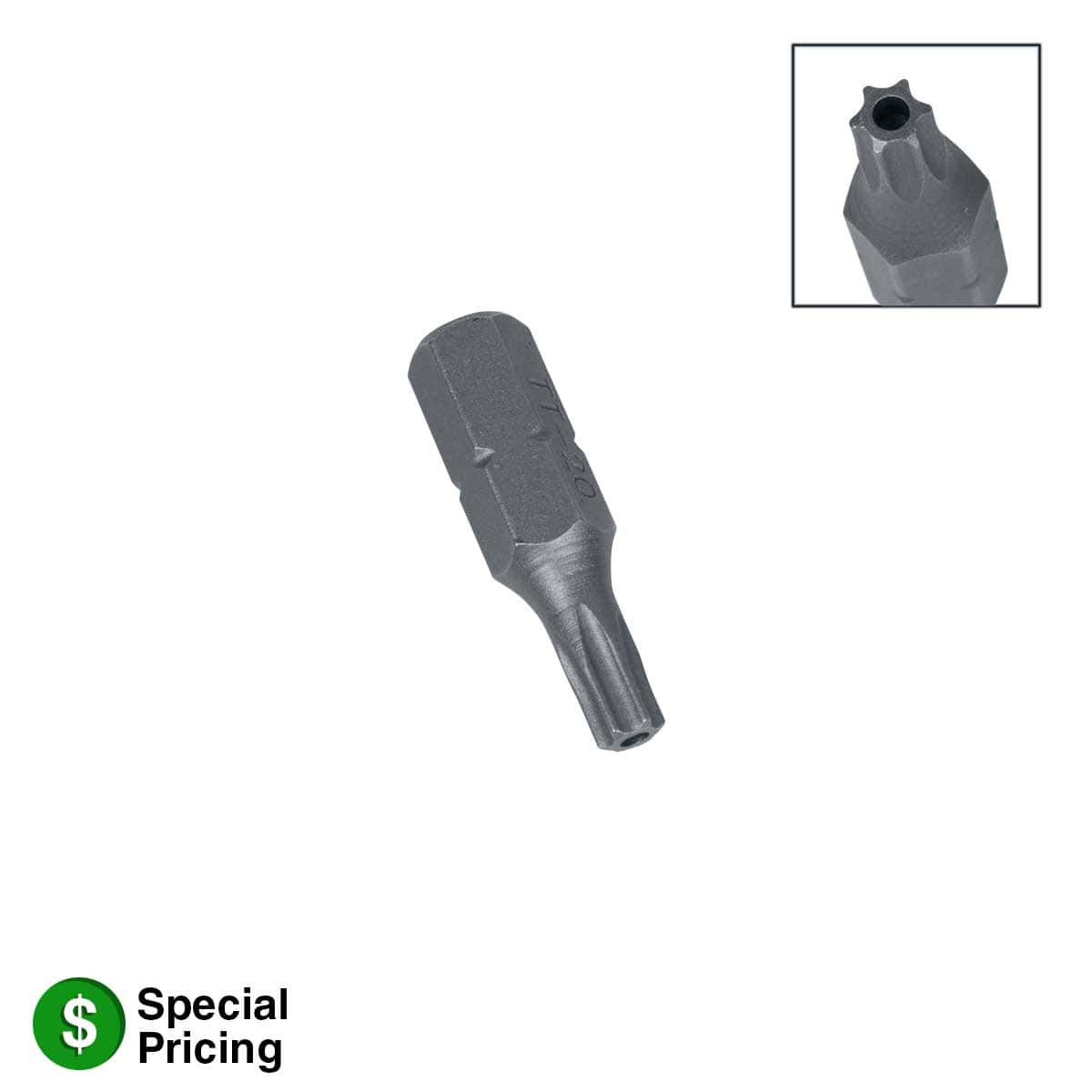 Lowell RSVBIT Driver Bit for Torx Star Post Rack Screws