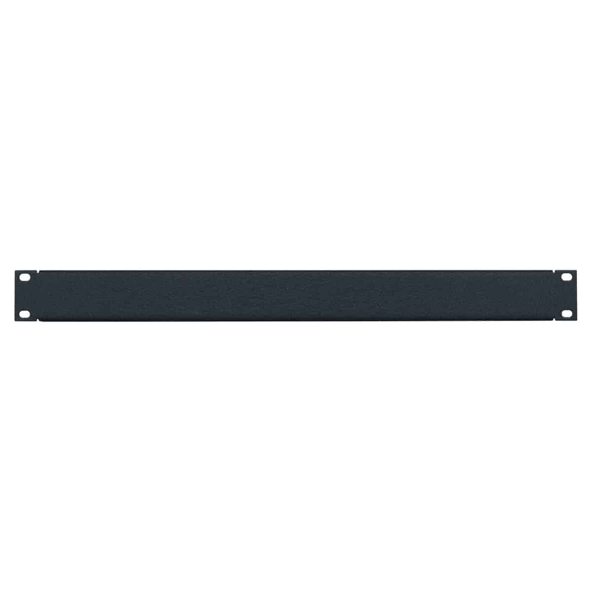 Lowell SP Series Blank Steel Rack Panel, Textured Black - view 2