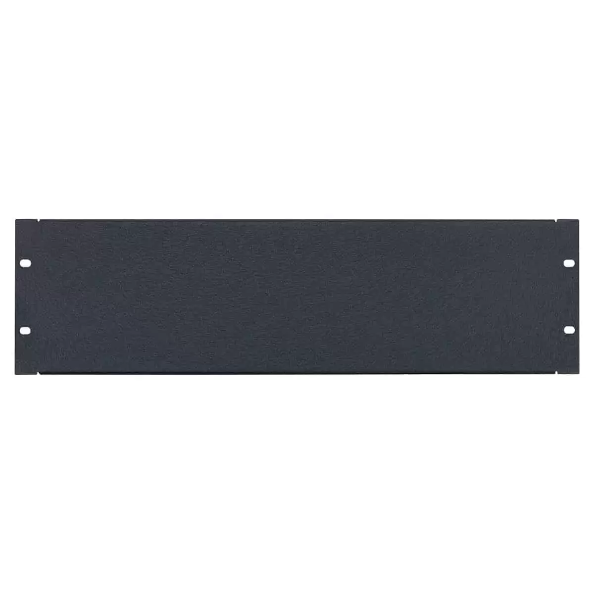 Lowell SP Series Blank Steel Rack Panel, Textured Black - view 4