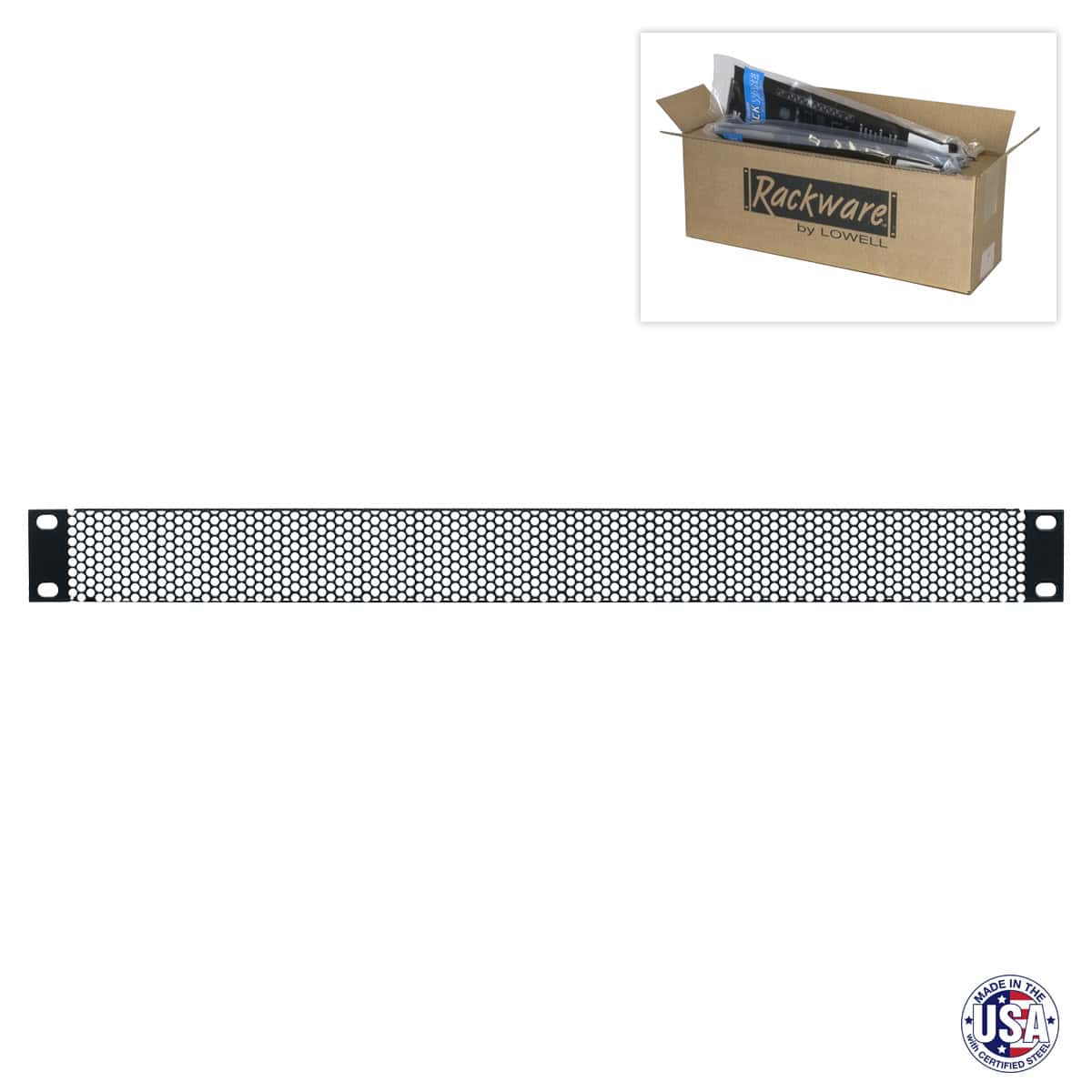 Lowell SVPL Series Steel Vent Panel, 63% Open Area - view 2
