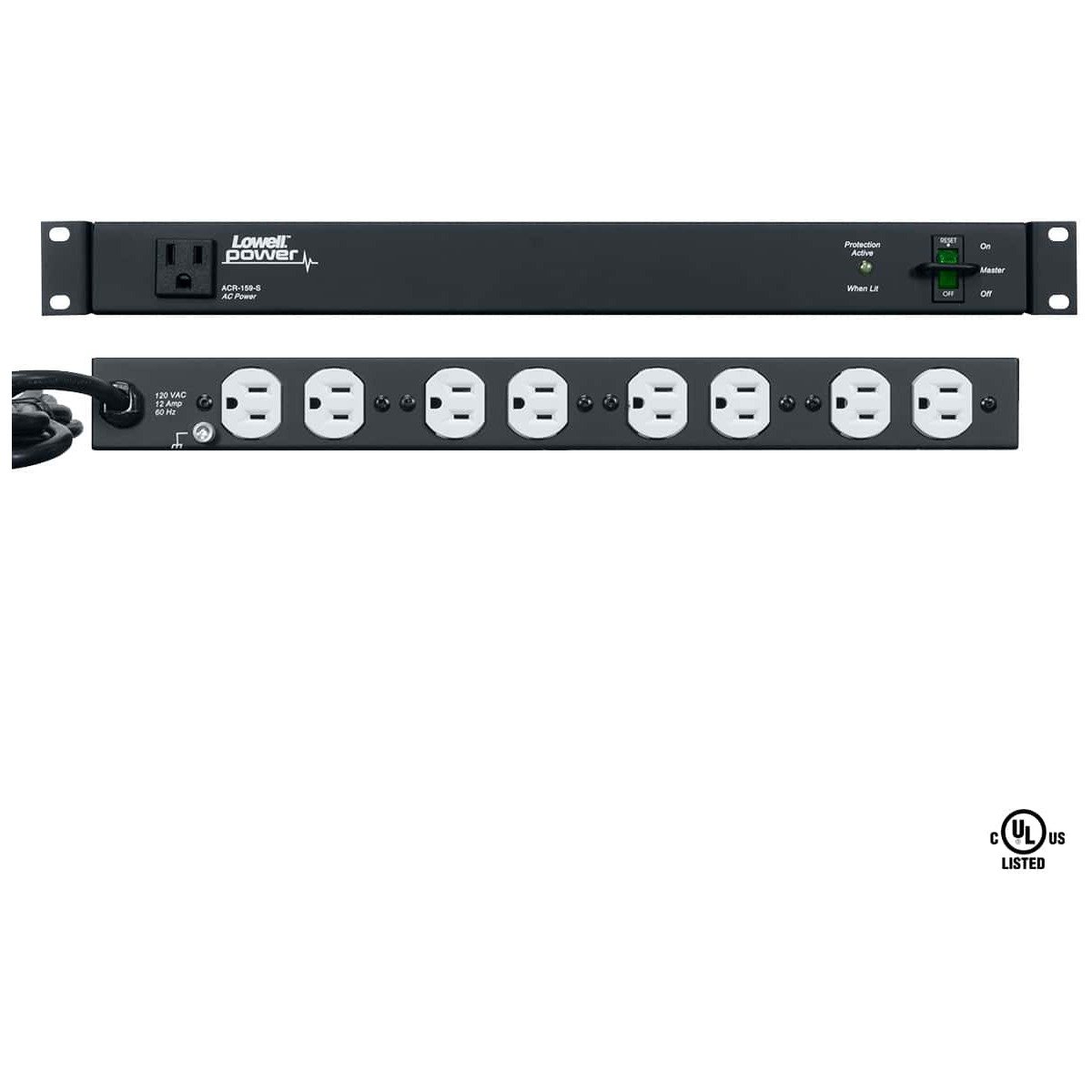 Lowell ACR-159-S Rackmount Power Panel 15A product image