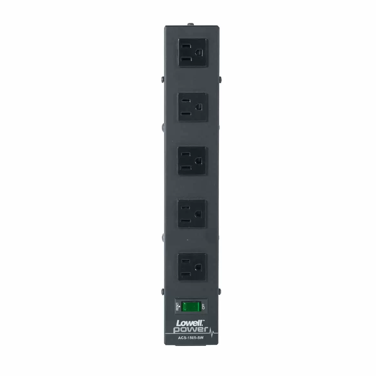 Lowell ACS-1505-SW Power Strip 15A 5-Outlet - view 2