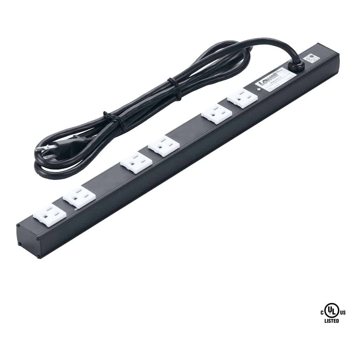 Lowell ACS-1506 Power Strip, 15A 6-Outlet