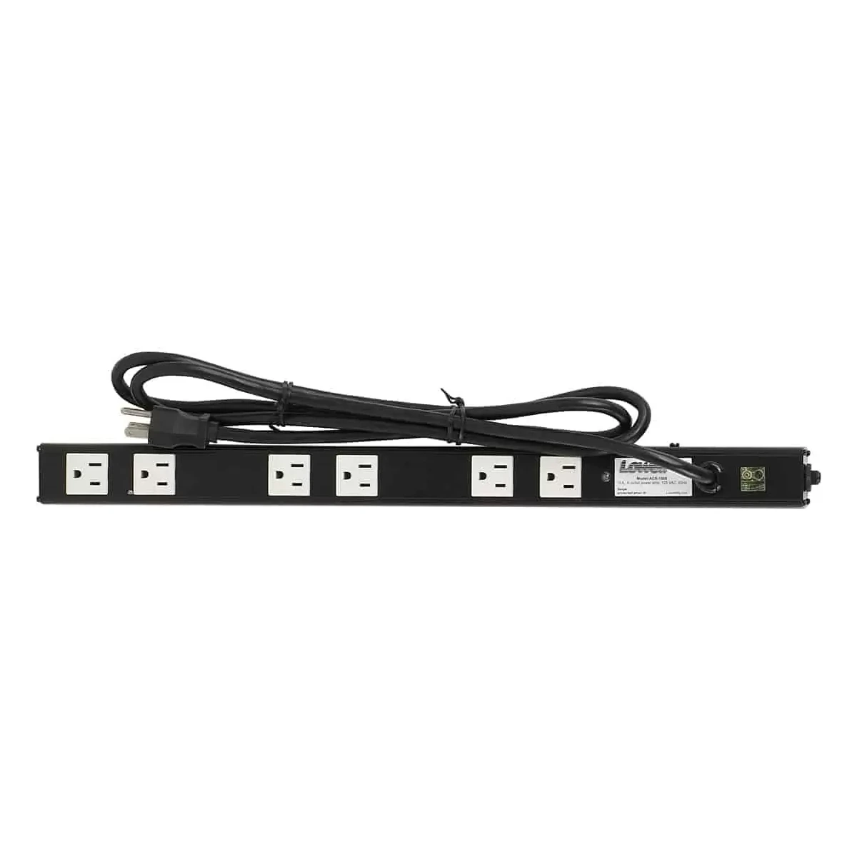 Lowell ACS-1506 Power Strip 15A 6-Outlet - view 2
